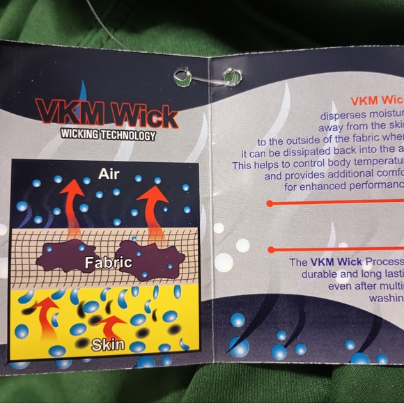 2 New YKM Performance Wicking Technology Long Sleeve Tee Shirts Size Large - Picture 6 of 9